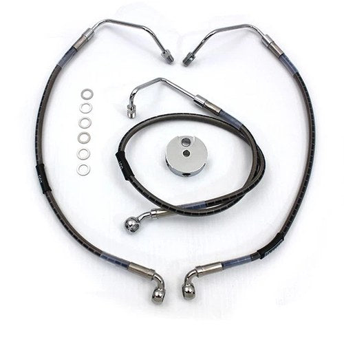 Stainless Steel Front Brake Hose 31-1/4 inch for Harley-Davidson