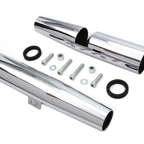 Chrome 39mm Fork Shrouds for Harley-Davidson