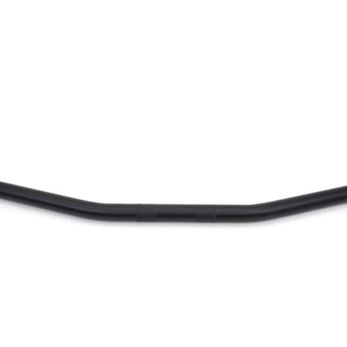 Black 1 inch Drag Handlebar without Indents for Harley-Davidson
