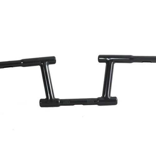 6 inch Z-Bar Racing Handlebar with Indents Black for Harley-Davidson