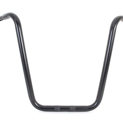19-1/2 inch Rhino Ape Hanger Handlebar with Indents Black for Harley-Davidson