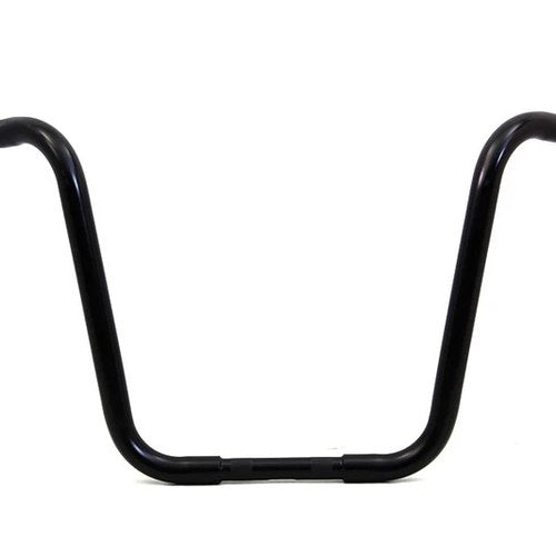 16 inch Buffalo Ape Hanger Handlebar with Indents Black for Harley-Davidson