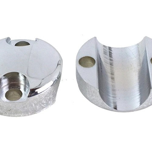 Chrome Replica Glide Riser Top Set for Harley-Davidson