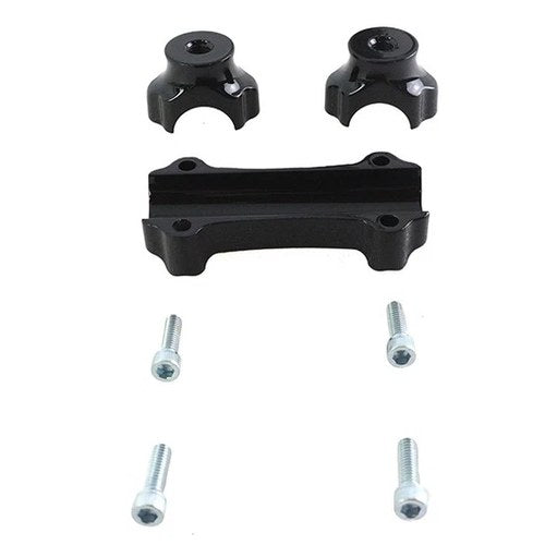 Fat 1 inch Riser Set Black for Harley-Davidson