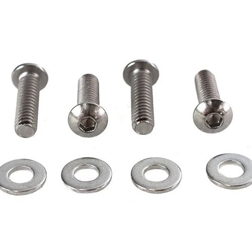 Clutch Lever Clamp Screw Kit Chrome for Harley-Davidson