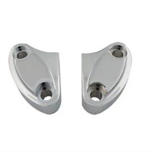 Top Riser Clamp Set Chrome for Harley-Davidson