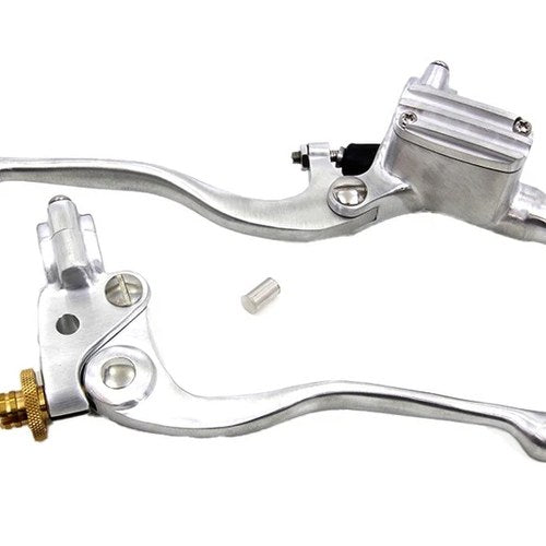 Vintage Hand Lever Control Kit Polished for Harley-Davidson