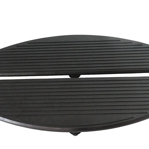M8 Footboard Iso Black Rubber Pad Set for Harley-Davidson