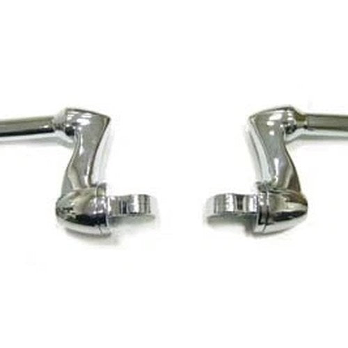 Chrome Footpeg Mount Adjustable Offset for Harley-Davidson