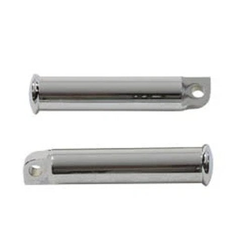 Chrome Smooth Style Billet Footpeg Set for Harley-Davidson