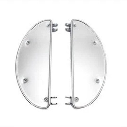 Half Moon Footboard Set Chrome for Harley-Davidson