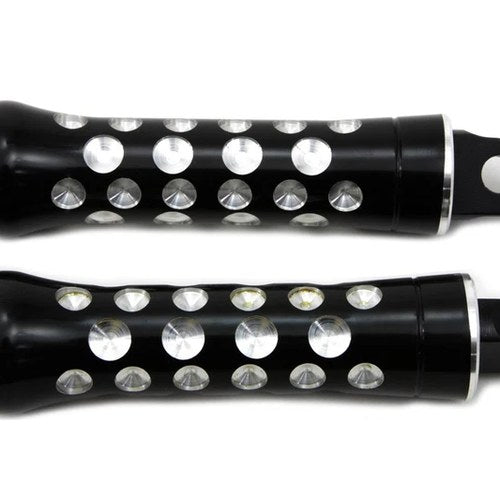 Black Contour Agostinni Footpeg Set for Harley-Davidson