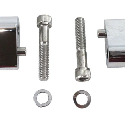 Passenger Footboard Extension Spacer Chrome for Harley-Davidson