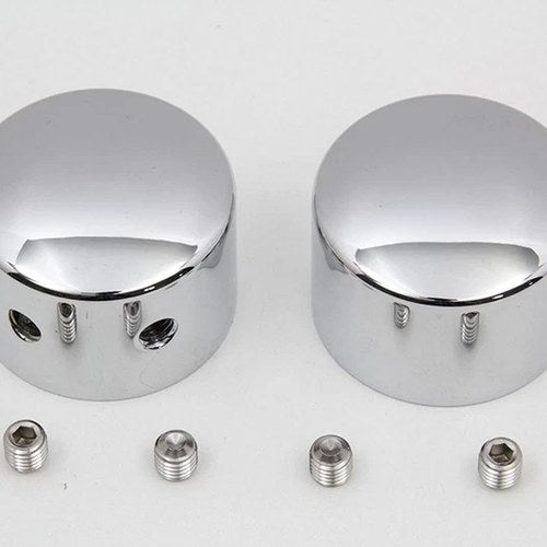 Swingarm Dome Cover Set Chrome for Harley-Davidson