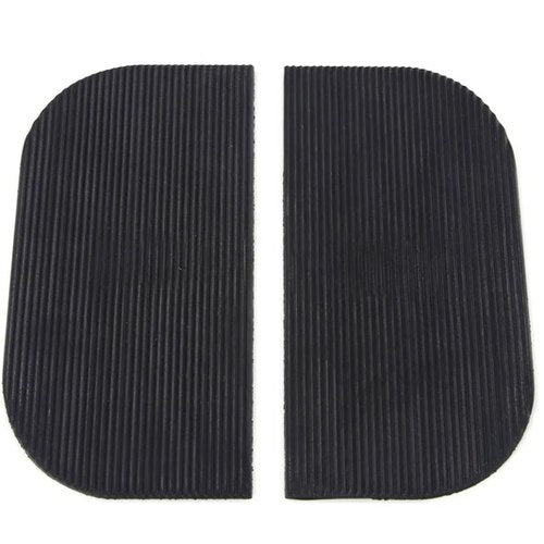 Mini Footboard Mat Set Black Rubber for Harley-Davidson