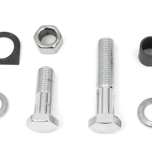 Chrome Starter Crank and Kick Starter Pedal Mounting Kit for Harley-Davidson