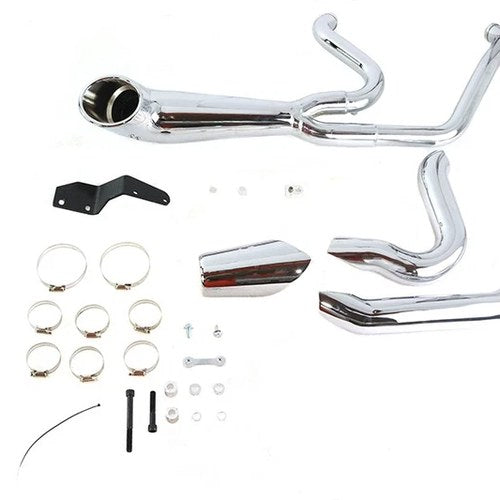 M8 2:1 Exhaust Header Set Chrome for Harley-Davidson