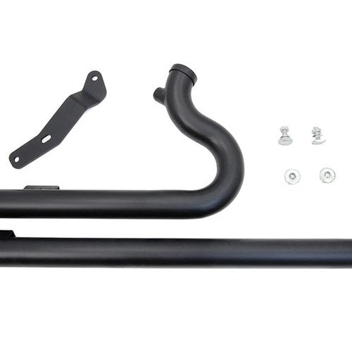 XL Shotgun Exhaust Drag Pipe Set Black for Harley-Davidson