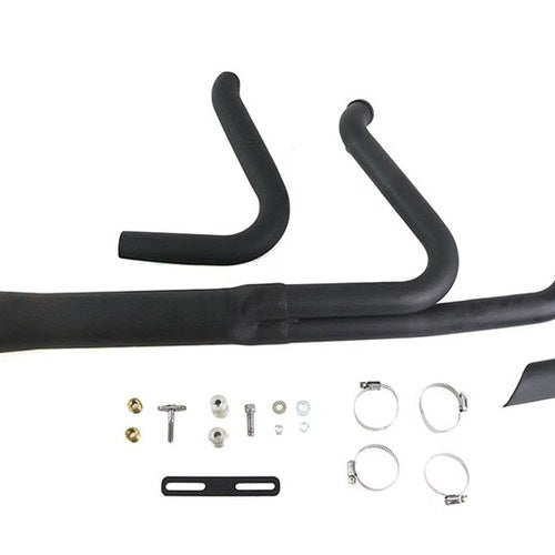 Wyatt Gatling Holeshot Exhaust Set Black for Harley-Davidson