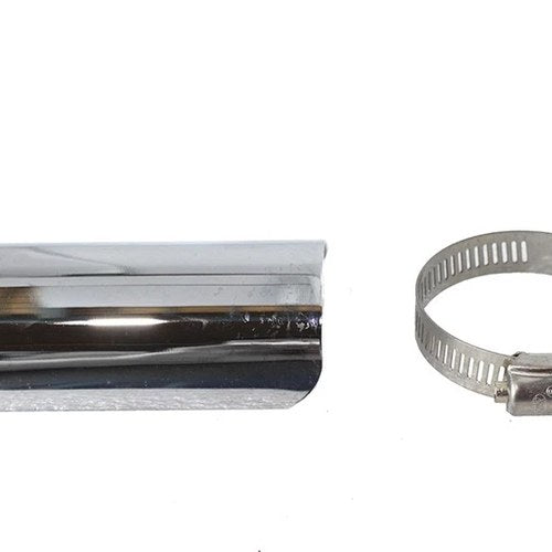 4 inch Exhaust Heat Shield Chrome for Harley-Davidson