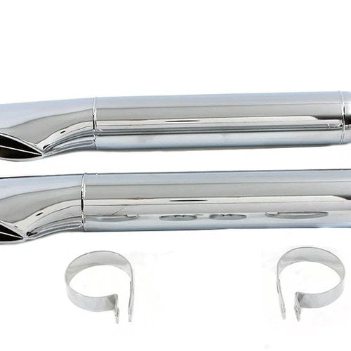 1967 Replica Turn Out Muffler Set for Harley-Davidson