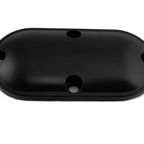 Black Smooth Inspection Cover for Harley-Davidson