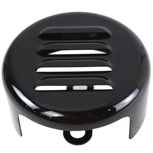 Black Louvered Horn Cover for Harley-Davidson