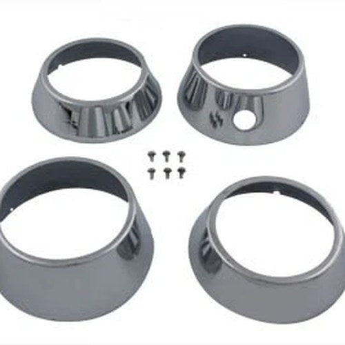 Tachometer and Speedometer Cover Set for Harley-Davidson
