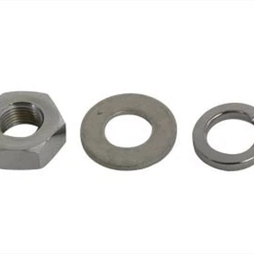 Rear Axle Nut Kit Chrome for Harley-Davidson