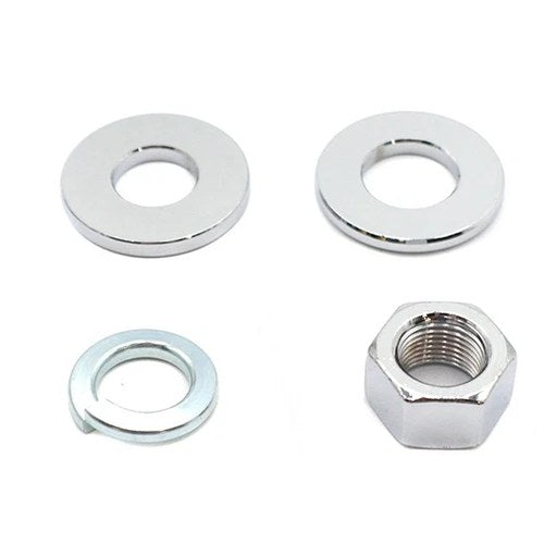 Chrome Rear Axle Nut Kit for Harley-Davidson