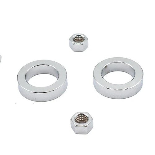 Chrome Rear Axle Adjuster Kit for Harley-Davidson