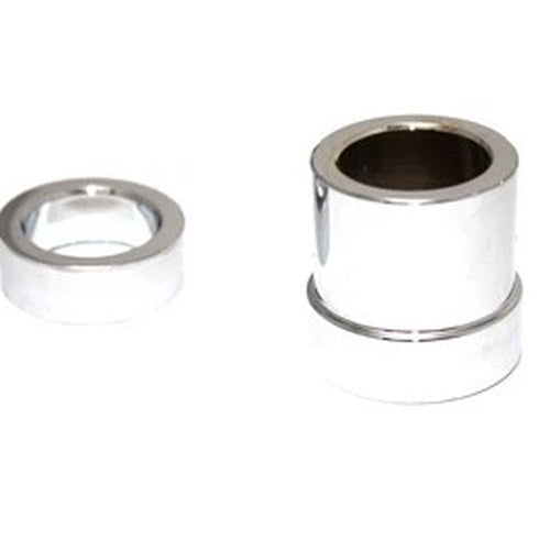 Axle Spacer Set Chrome for Harley-Davidson