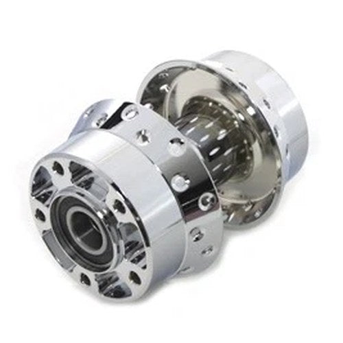 Chrome Front Wheel Hub 25mm Bearings for Harley-Davidson