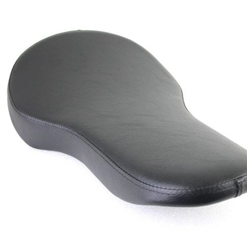 Black Naugahylde Thin Profile Buddy Seat for Harley-Davidson