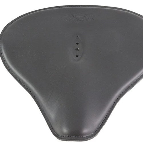 Replica Black Leather Solo Seat for Harley-Davidson