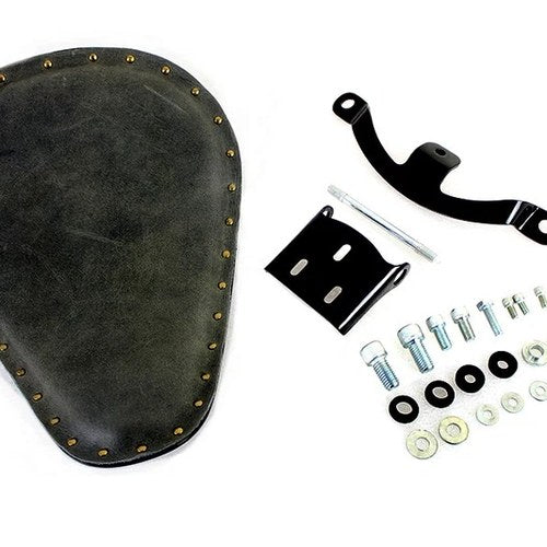 Solid Mount Bates Bobber Solo Seat Kit for Harley-Davidson