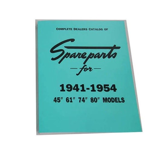 UL-SV-Knucklehead Spare Parts Book for Harley-Davidson