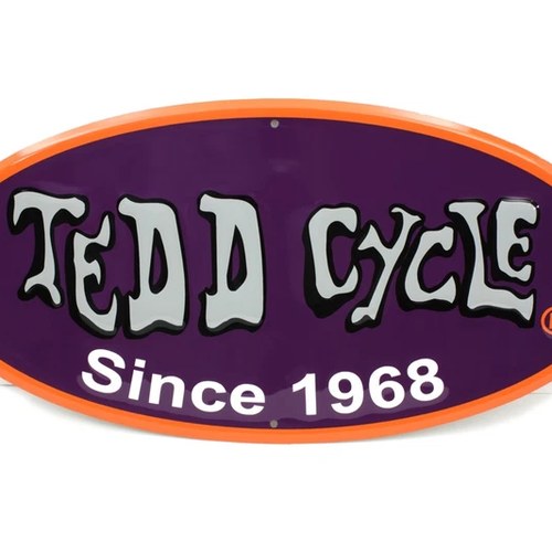 Tedd Cycle Metal Sign for Harley-Davidson