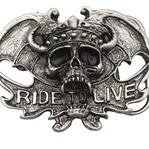 Ride To Live Belt Buckle for Harley-Davidson