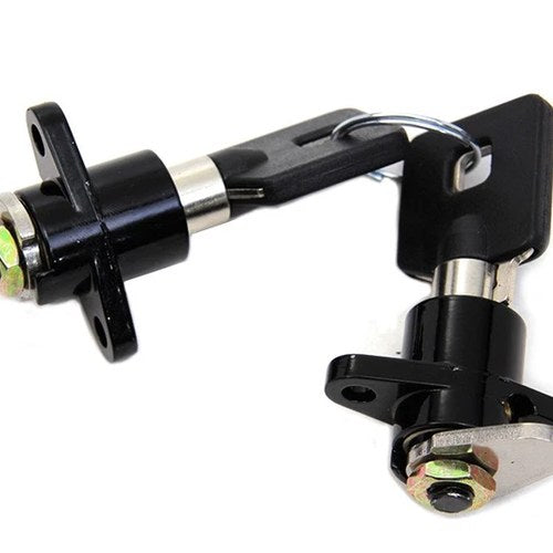 Black Saddlebag Lock and Key Kit for Harley-Davidson