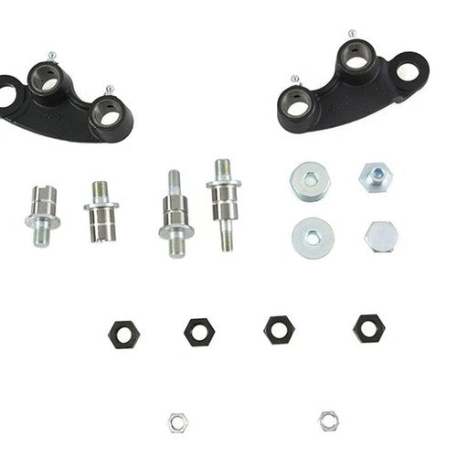 Spring Fork Rocker Set Black for Harley-Davidson