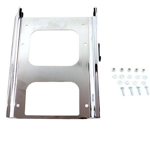 Quick Detach Tour Box Mount Kit Chrome for Harley-Davidson