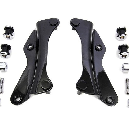 Detachable 4 Point Docking Hardware Kit Black for Harley-Davidson