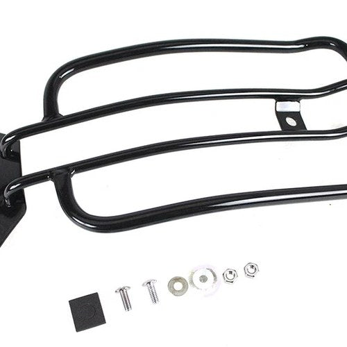 7 inch Solo Luggage Rack Black for Harley-Davidson