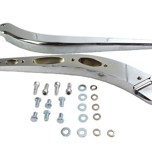 Curved Fender Strut Set Chrome for Harley-Davidson