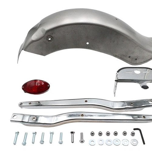 Rear Fender Kit Bobbed with Cateye Tail Lamp for Harley-Davidson