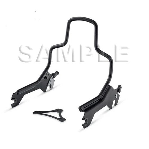 8-1/2 inch Short Detachable Sissy Bar Gloss Black for Harley-Davidson