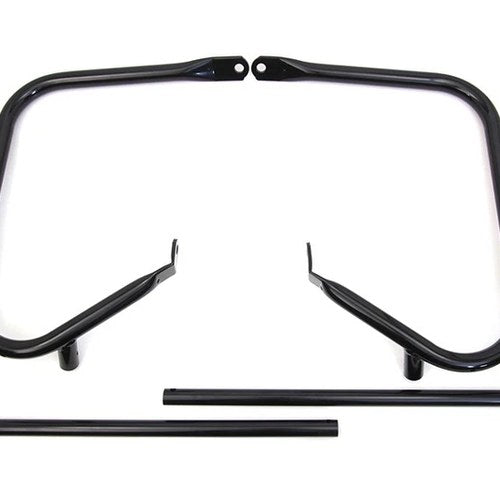 Black Rear Engine Bar Set for Harley-Davidson