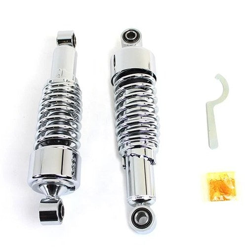 11 inch Dura Aee Series Shocks Chrome for Harley-Davidson