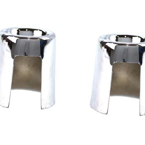 Upper Shock Stud Covers Chrome Short Style for Harley-Davidson